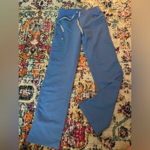 FIGS ceil blue Kade cargo scrub pant XXS